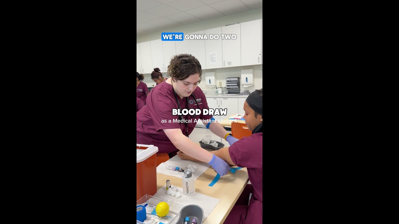 Mic'd Up Blood Draw as a Medical Assistant Student