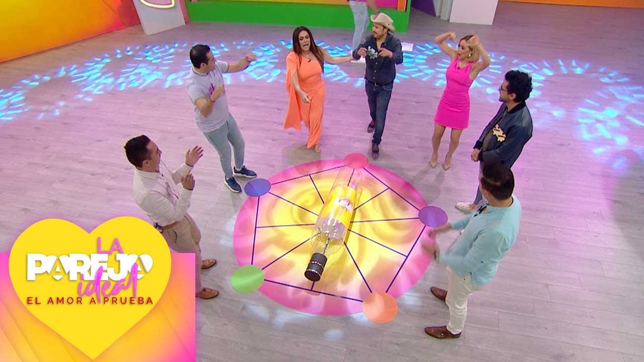 ¡Los hombres comenzaron nuestro programa con el clásico juego de la botella! | La Pareja Ideal