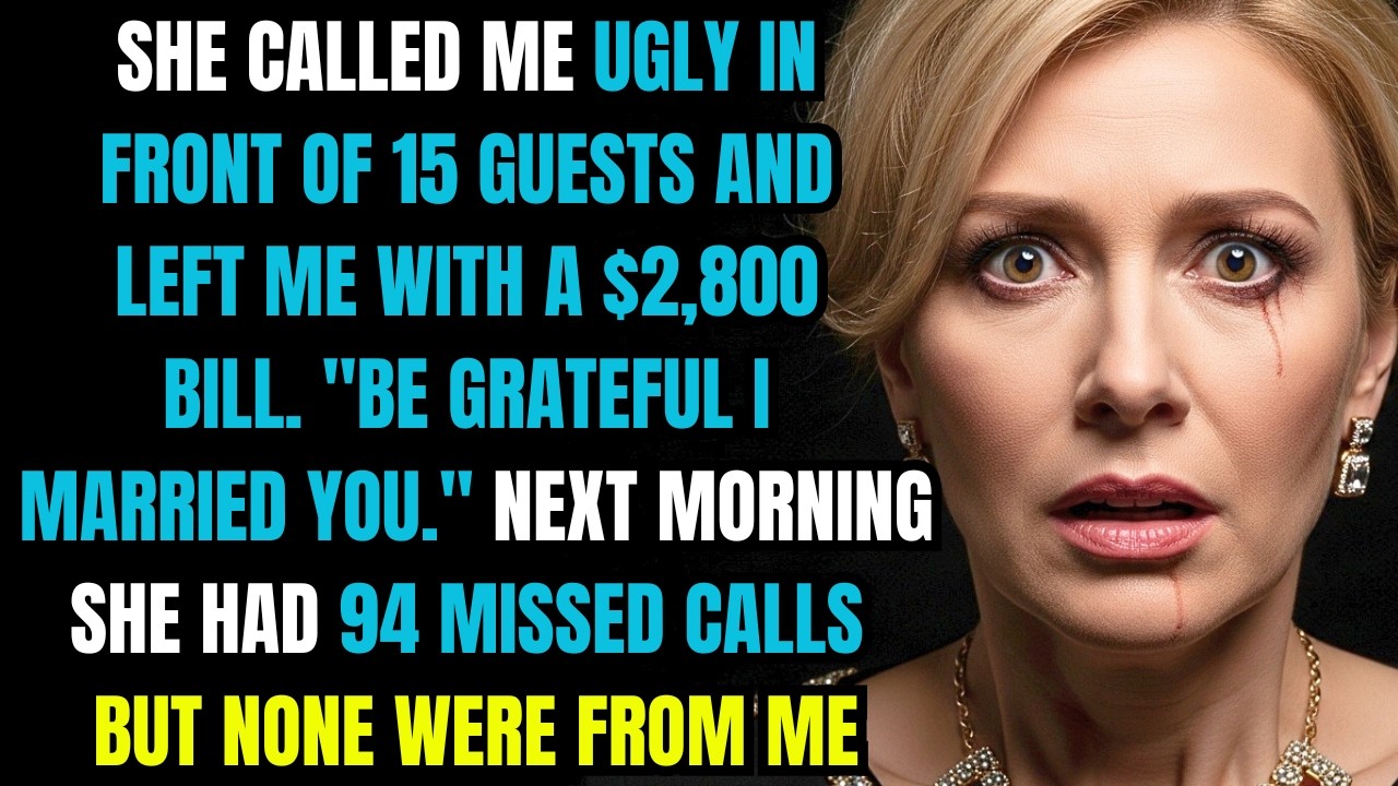 Wife Humiliated Me At Her Birthday Calling Me Ugly Then Kissed Another Man. She Said 