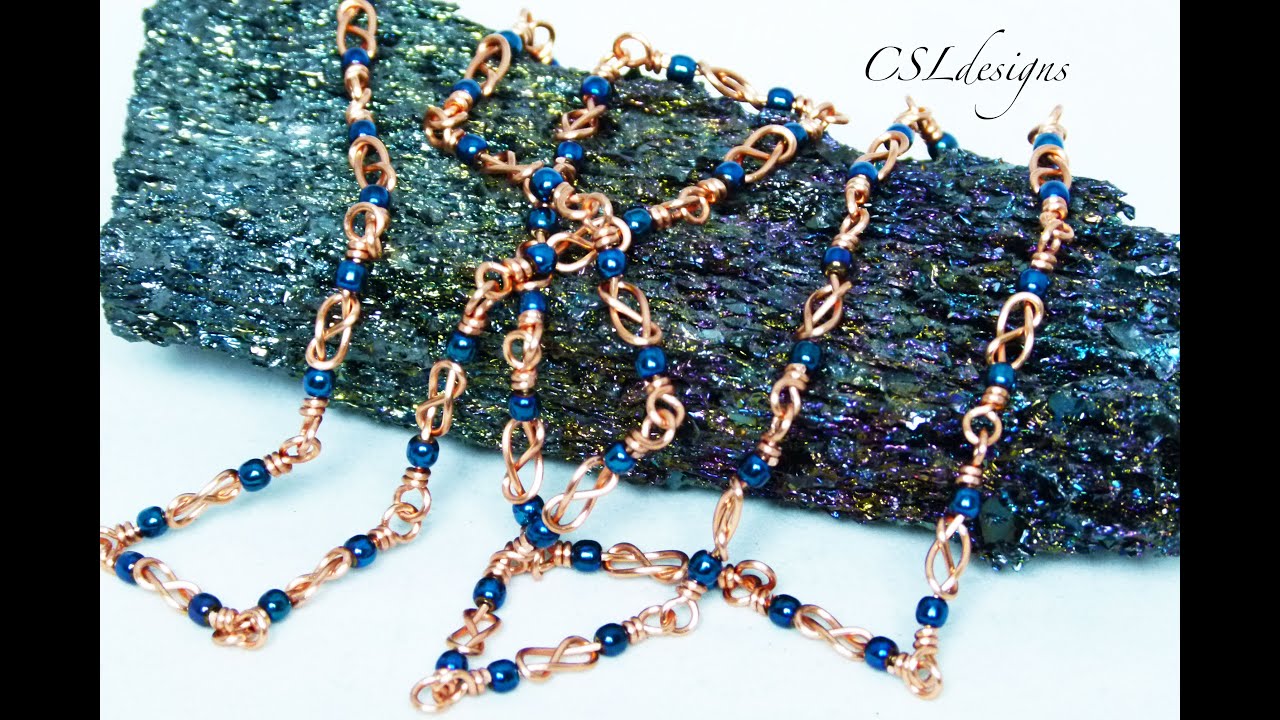 Celtic knot wirework chain ⎮ Make your own chain series
