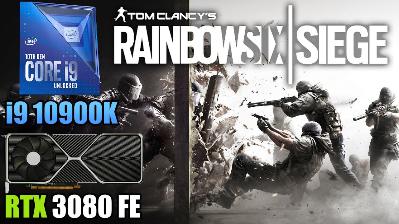 Rainbow Six Siege - RTX 3080 + i9 10900K - 1080p, 1440p & 4K - Ultra & Low Settings