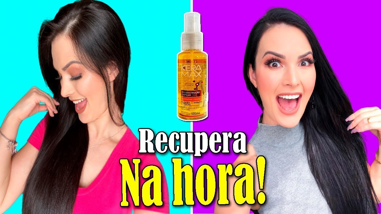 ♡ Como Fazer Reconstrução Capilar em Casa Passo a Passo