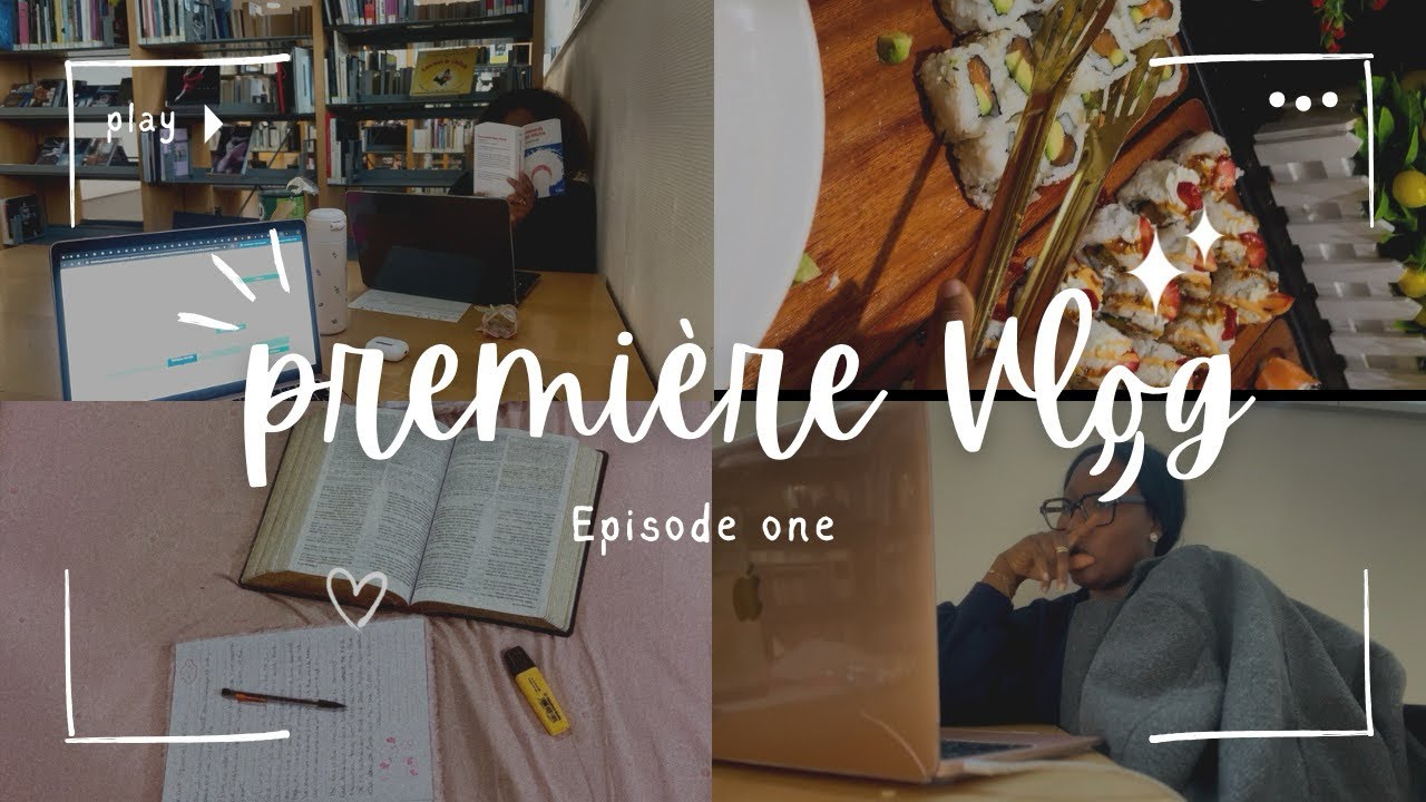 Weekend Vlog | Première vidéo | Bible Study, Bibliothèque en France 🇫🇷 