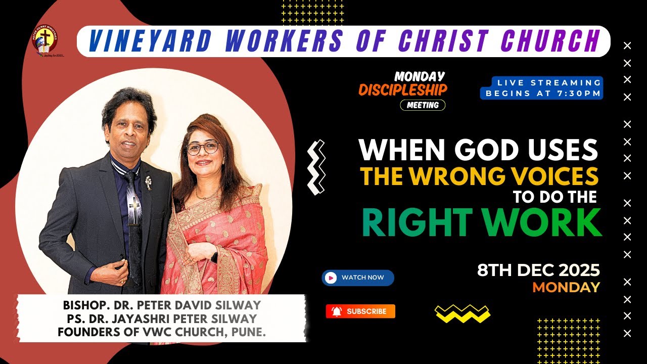 Peter Silway -  WHEN GOD USES THE WRONG VOICES TO DO THE RIGHT WORK | DISCIPLESHIP MEET | 08/12/2025
