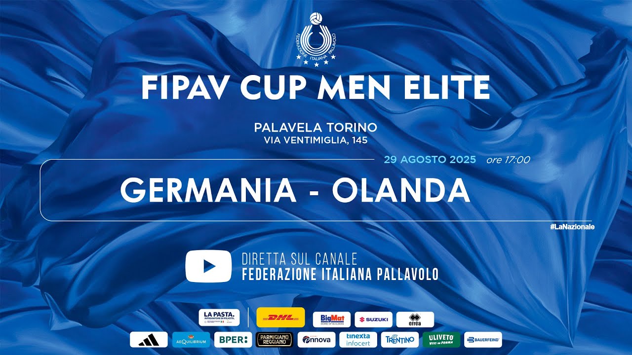 FIPAV CUP MEN ELITE - GERMANIA  vs OLANDA