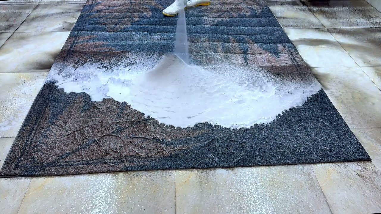 Carpet Cleaning - Extremely Dirty Carpet Satisfying ASMR - Satisfying Cleaning Video