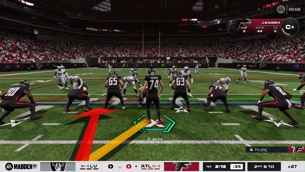 Madden NFL 26 Raiders VS Falcons (no commentary PS5)