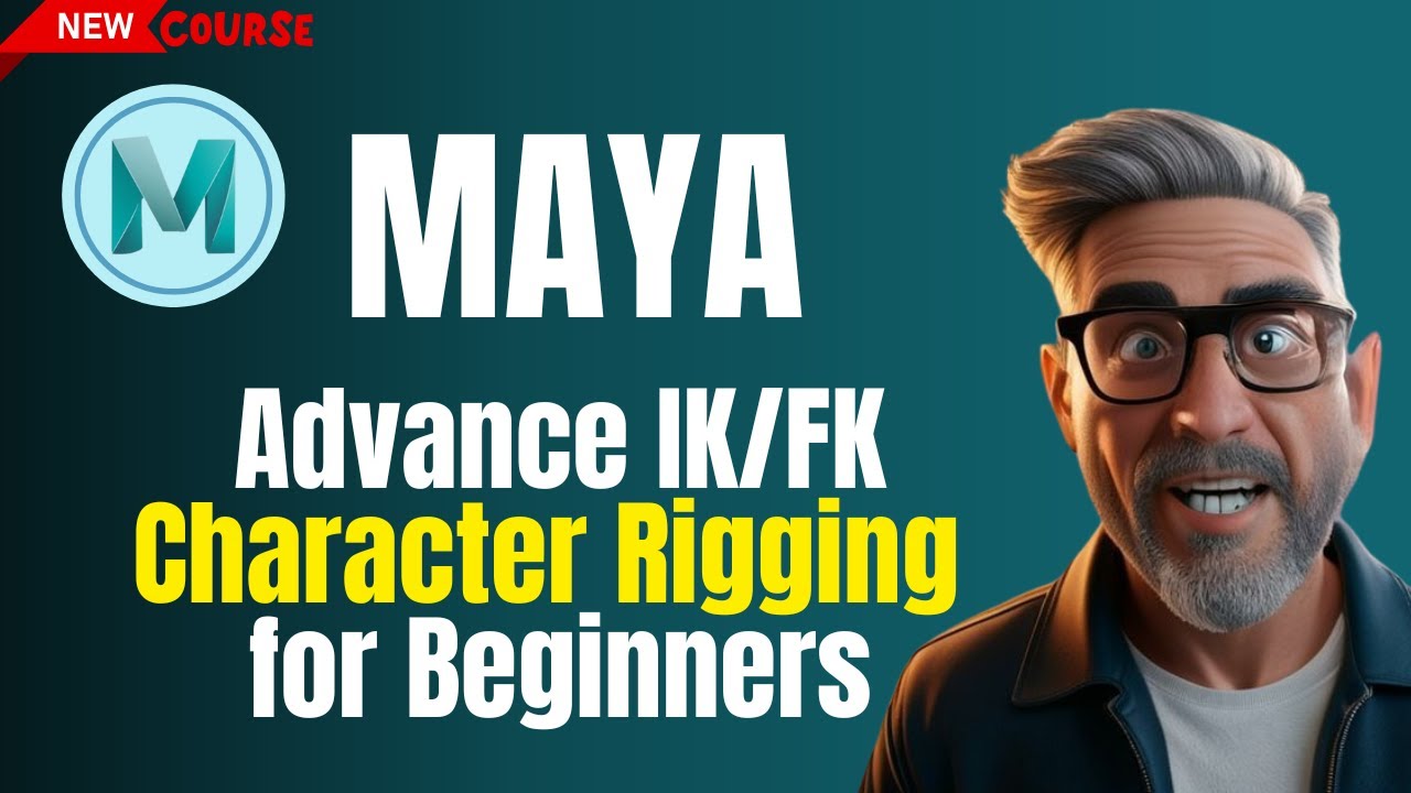 Maya Character Rigging Tutorial | Advance Character Rigging for Beginners in Autodesk Maya