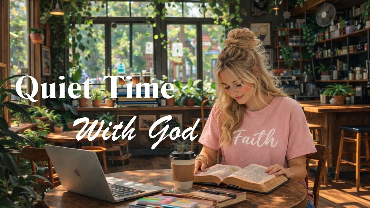 Quite Time With God | Cozy Christian Relaxing Music for Stress Relief, Focus & Bible Study