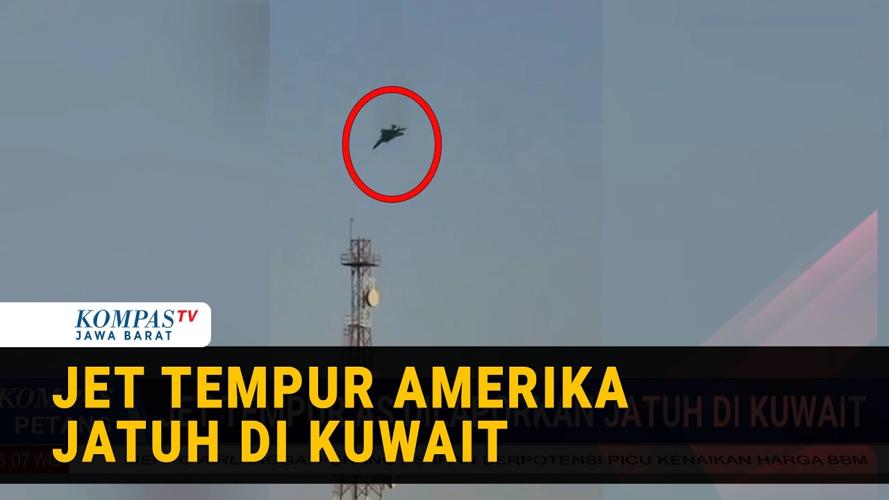 Penampakan Jet Tempur AS Jatuh di Kuwait