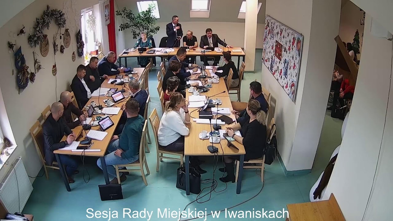 Urząd Miasta i Gminy Iwaniska - transmisja sesji Rady Miejskiej 30 XII 2024