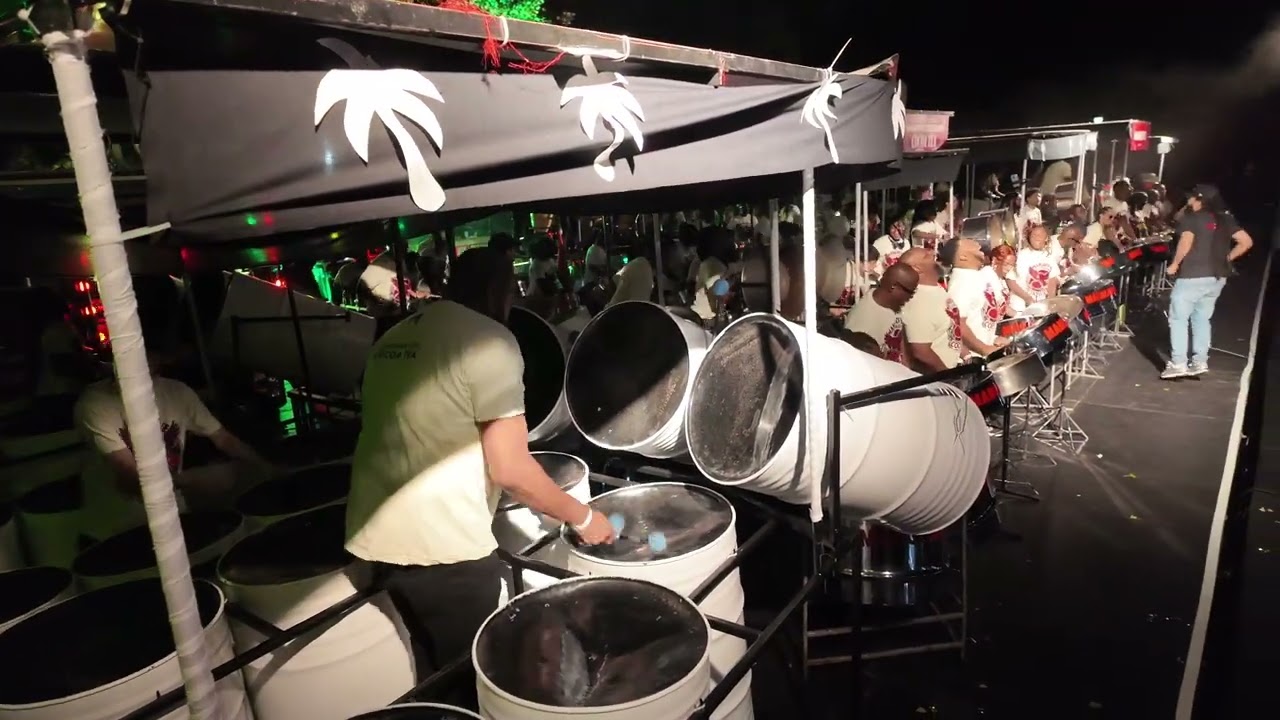 Mangrove Steel Orchestra ( views from the stage) UK National Panorama 2025 steel pan competition