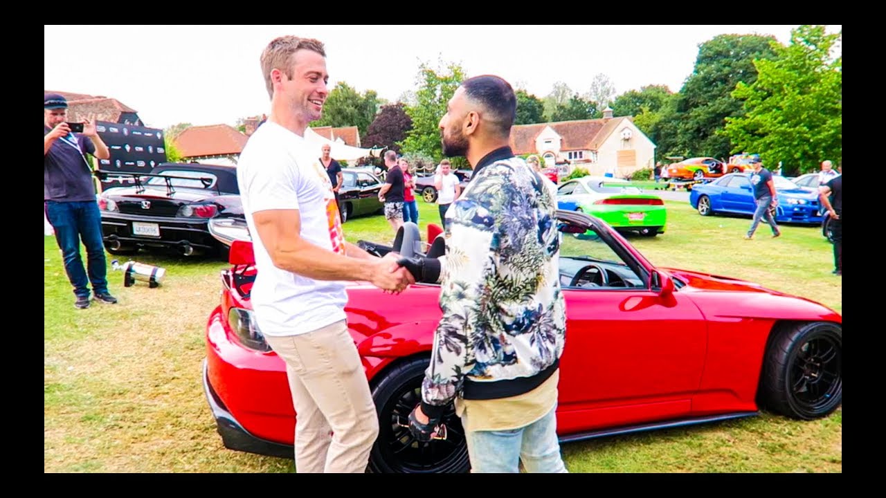 Cody Walker meets my Honda S2000 at FuelFest UK