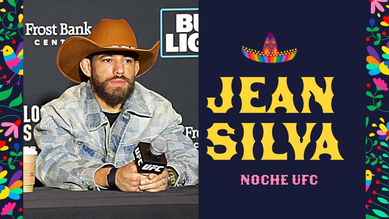 Jean Silva gets emotional ahead of first UFC main event at UFC Noche