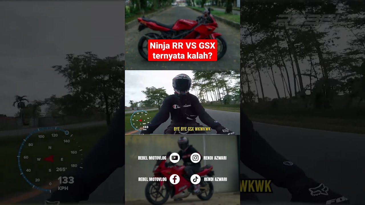Ninja RR VS GSX 150 top speed comparison, turns out it is the fastest in its class?