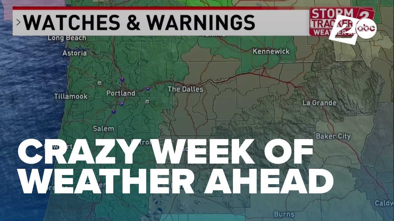 'It&rsquo;s going to be a crazy week' for Oregon weather