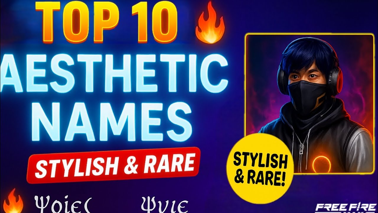 Top 10 attitude nicknames in freefire|| Cool & Asthetic names in free fire||best names in ff