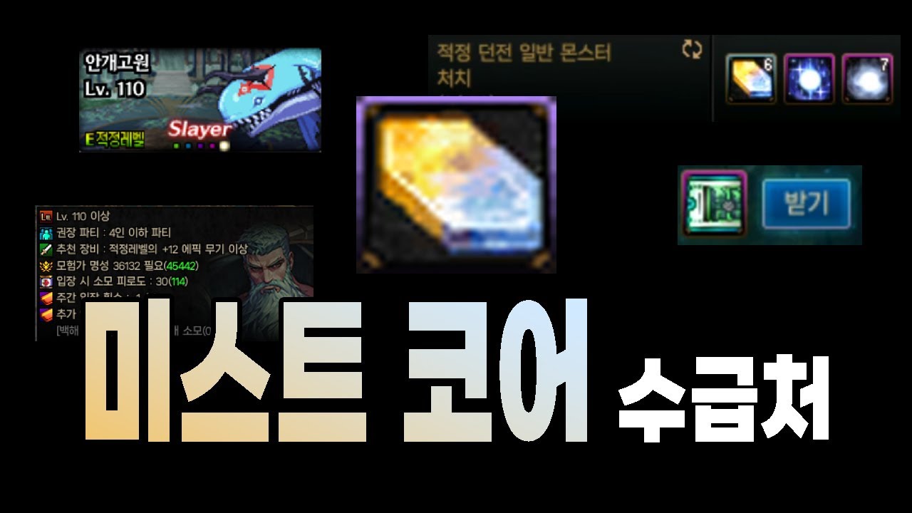 던파] 풀 균열을 못돈다면 난 뭘해야되는가 부캐전략 2탄 (이벤트 제외)