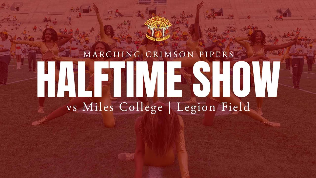 Marching Crimson Pipers | Halftime Show | Miles College 2025