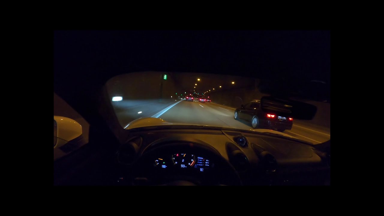 Porsche GT4 (718) POV Sound / Autobahn and Tunnel Run