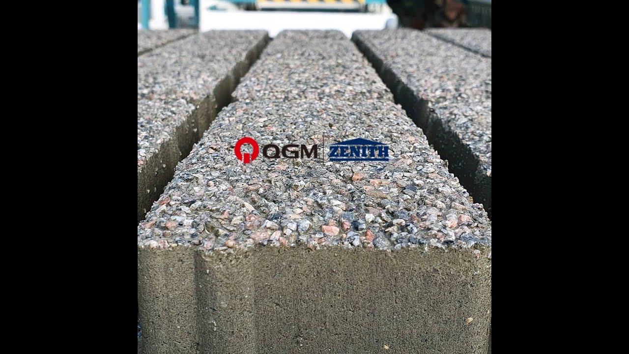 QGM Washing Station for Paving Blocks | Value-adding System for Block Machine