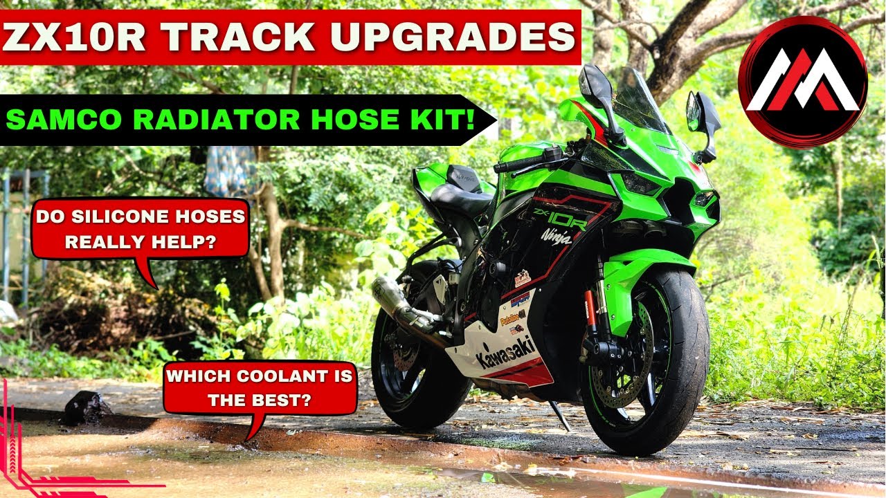 KAWASAKI ZX10R TRACK UPGRADES | SAMCO SPORT RADIATOR HOSE KIT