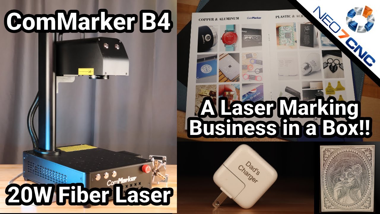 ComMarker B4 20W Fiber Laser Review - A Laser Marking Business In A Box