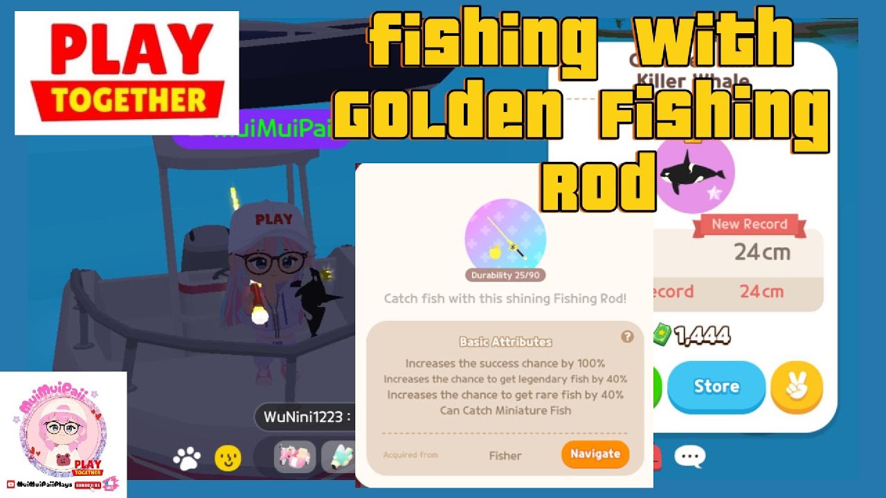 Fishing with Golden Rod | Play Together