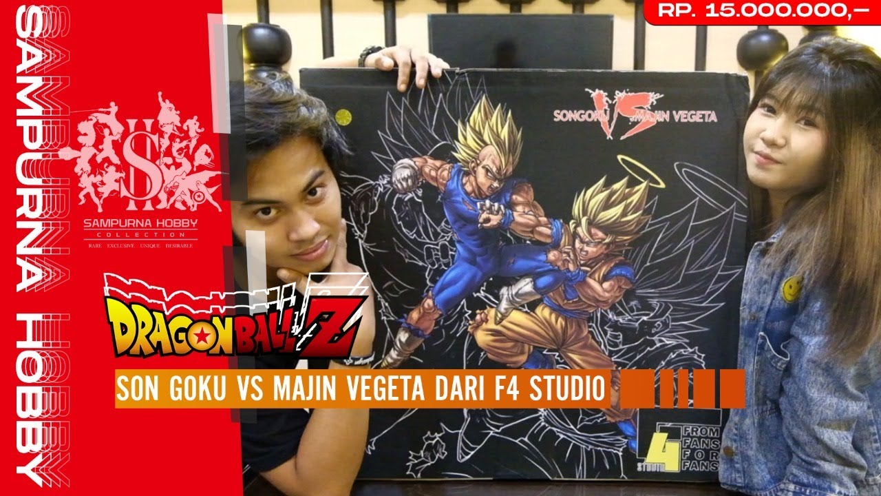 15JT!! UNBOXING 1/4 Statue | Son Goku vs Majin Vegeta | F4 Studio... 99,99 % MIRIP ASLINYA...
