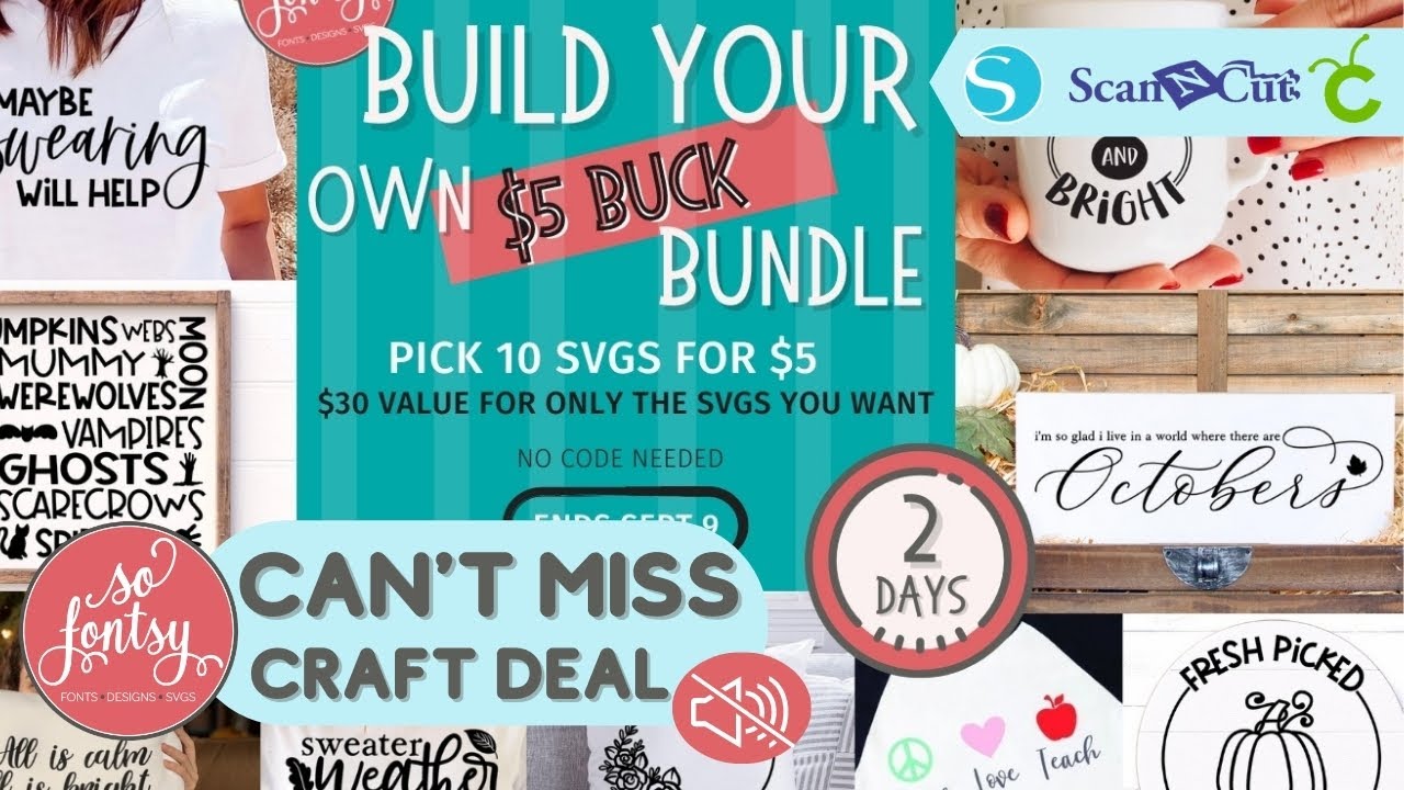 Best of Build Your Own SVG Design Bundle on So Fontsy!
