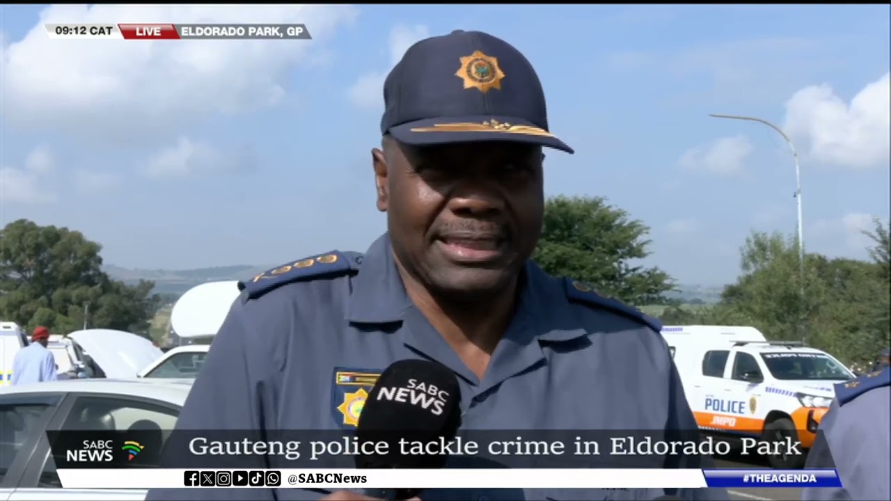 Gauteng police tackle crime in Eldorado Park