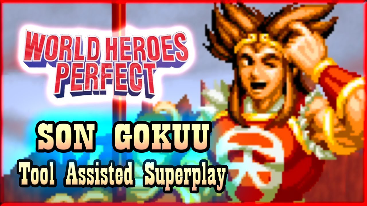 【TAS】WORLD HEROES PERFECT - SON GOKU - SECRET CHARACTER (WITH FLASHING LIFE)