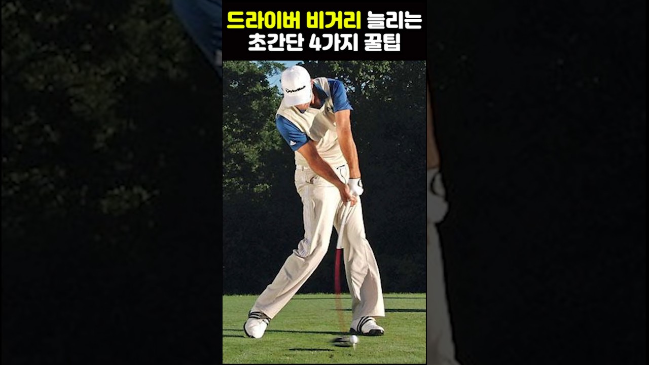 이 4가지 했더니 드라이버 비거리가 늘어났어요