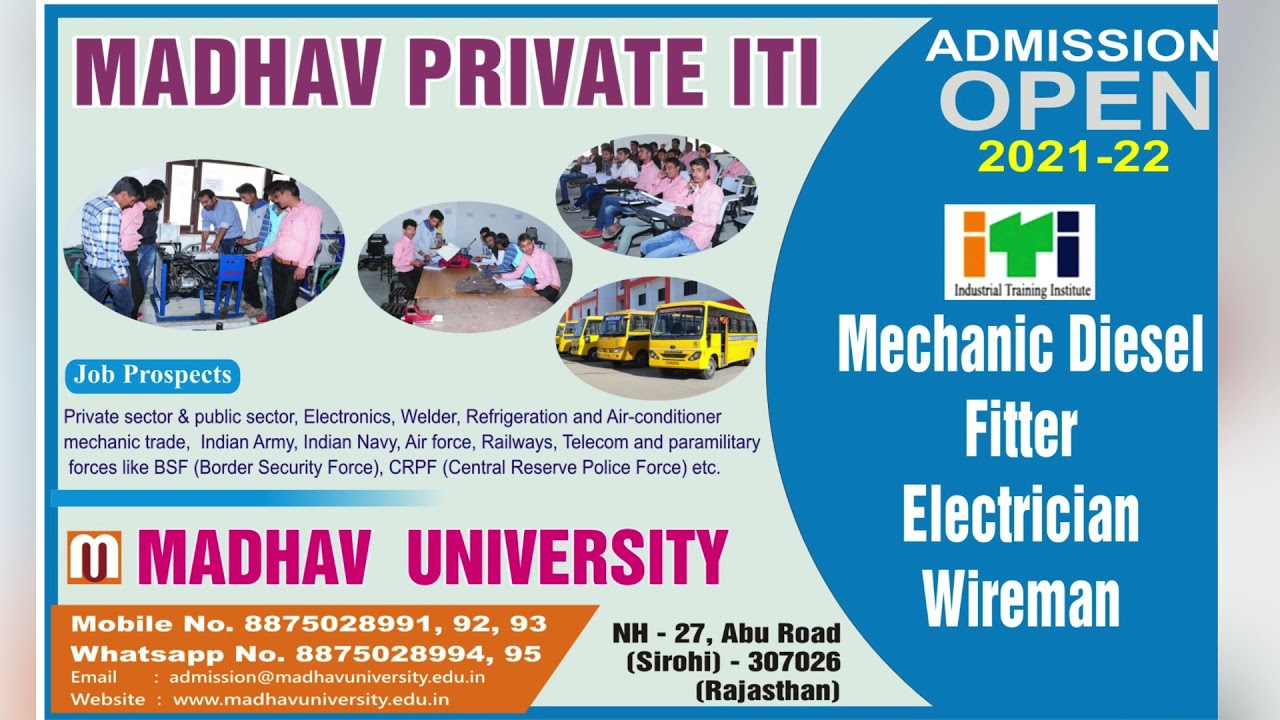 Welcome to Madhav Private Industrial Training Institute