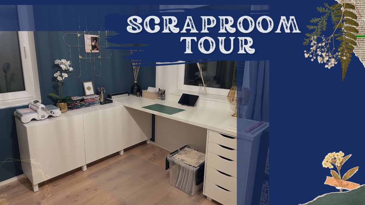 scraproom tour : organisation et rangements pratiques!