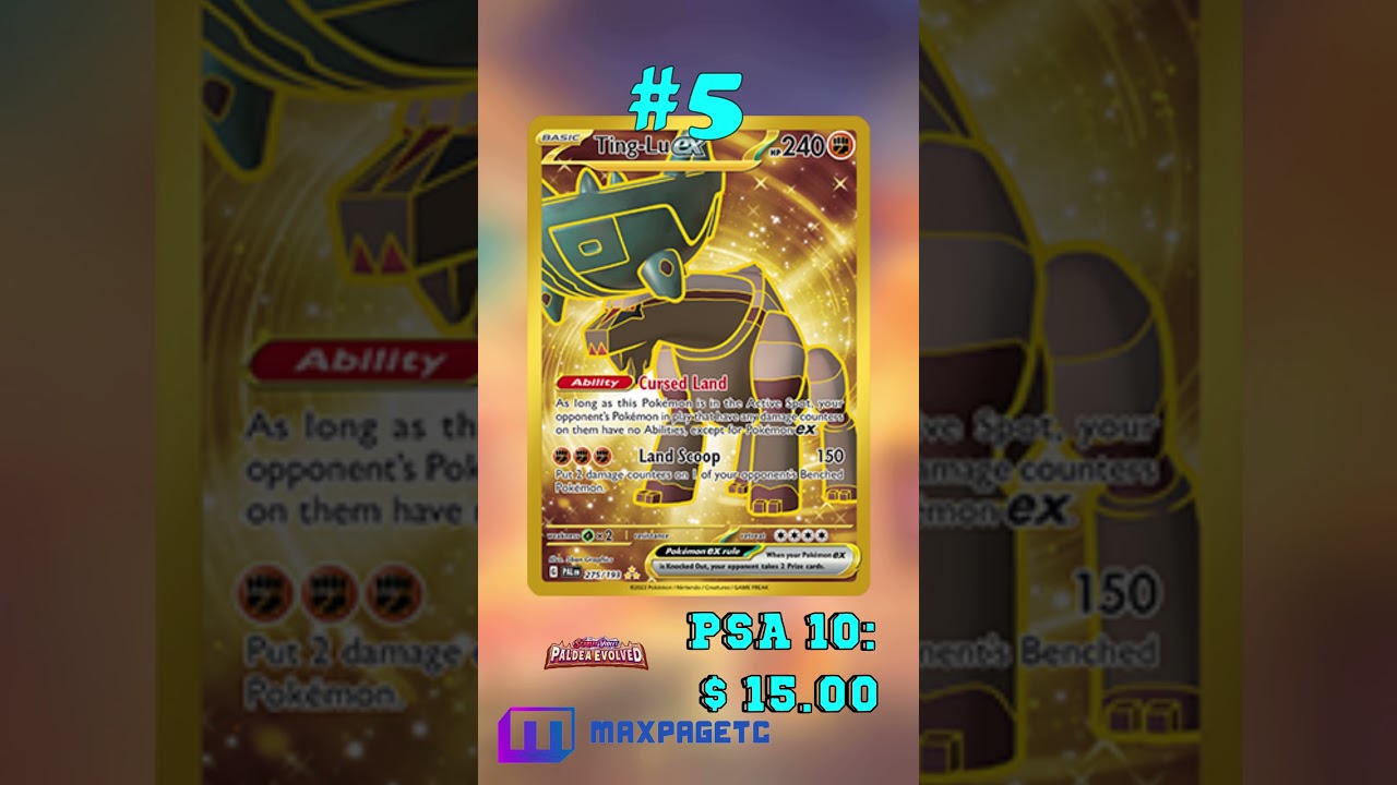 Top 5 Ting-Lu Full Art Pok&eacute;mon Cards #tcg#pok&eacute;mon#Ting-Lu#fullart