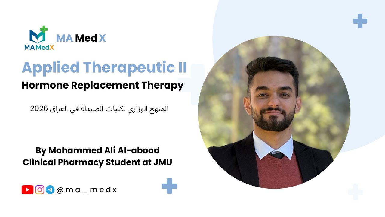 Applied therapeutics II : Hormone Replacement Therapy