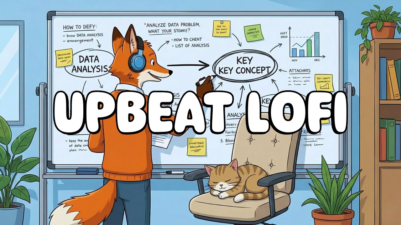 Upbeat Lofi for Study & Work ⚡️ (Productive Focus Mix)