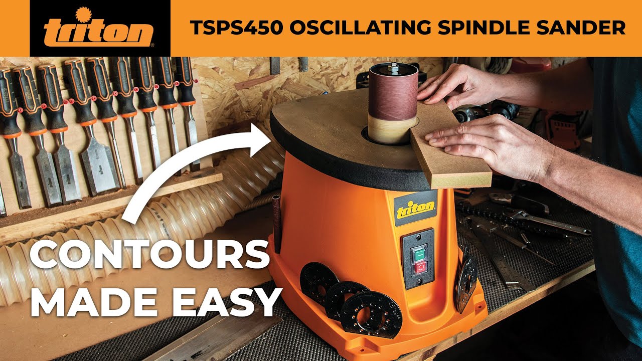 Triton TSPS450 Oscillating Spindle Sander | Contour Sanding Made Easy
