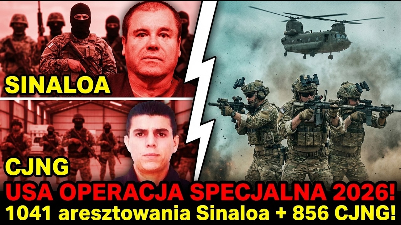 SINALOA i CJNG KONTRA ARMIA USA 2026! El Mencho gorszy niż Escobar! Syn El Chapa ZDRADZIŁ El Mayo!