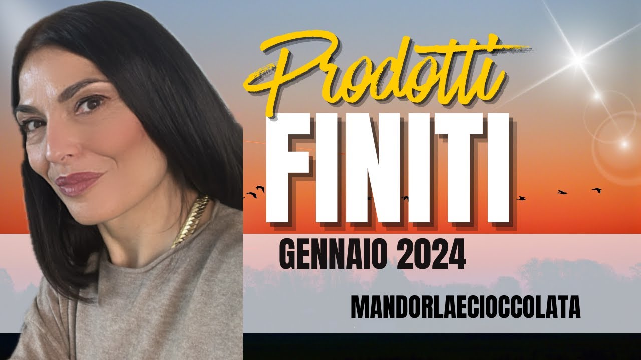 Primi PRODOTTI FINITI 2024