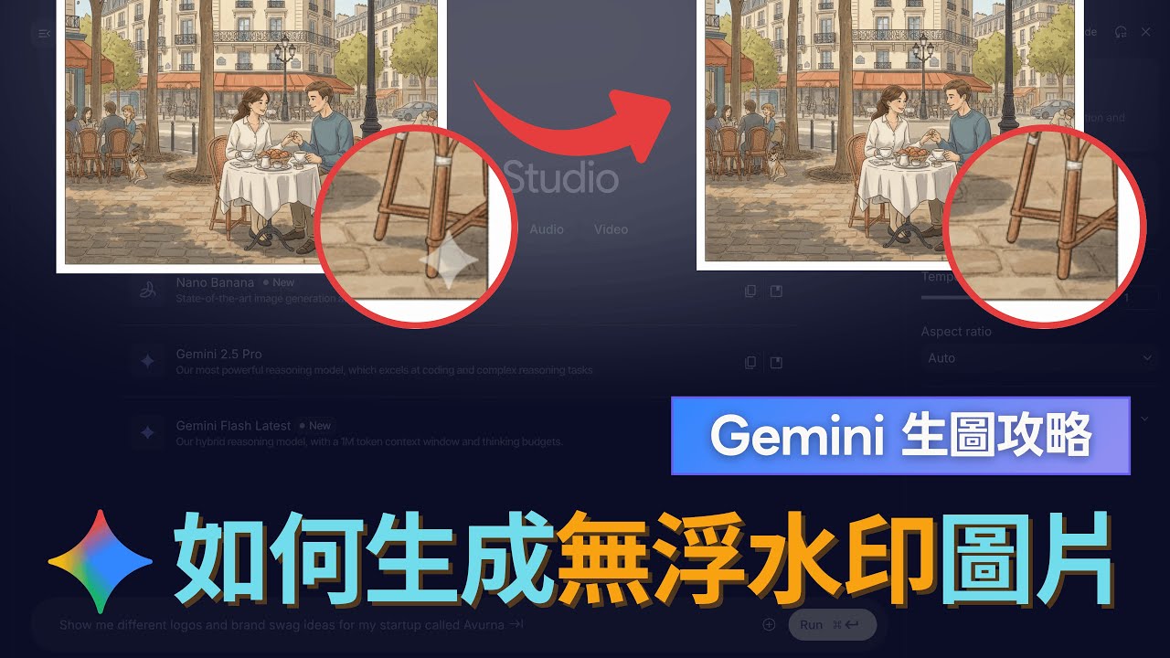 【Gemini 生圖攻略】如何生成無浮水印圖片 #ai #gemini