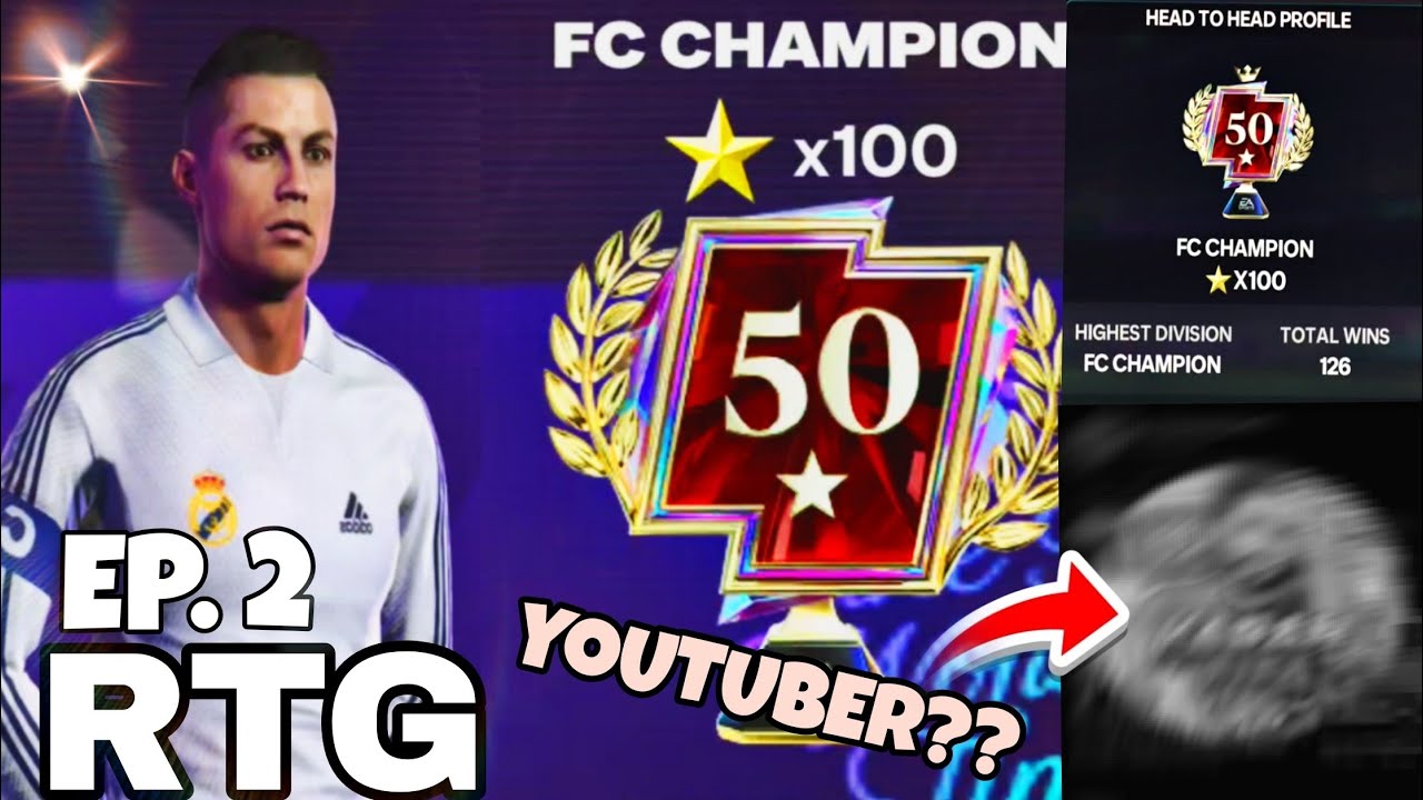 WE FACED A YOUTUBER! ARE WE COOKED?🤡ROAD TO GLORY!🔝EPISODE 2!👑 FESTIVE FIXTURES H2H 100* ✅EAFCMOBILE