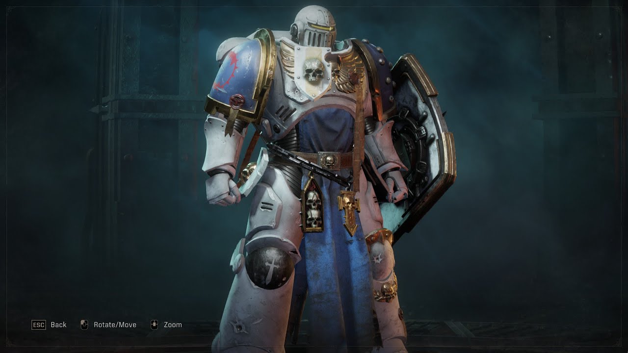 Macer Varren Loyalist World Eater Captain Bulwark Class Armour Space Marine 2