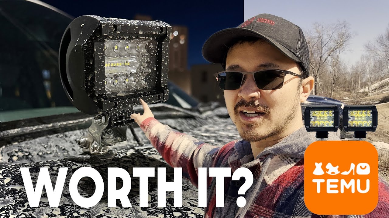 TEMU 60W 4 inch Pod lights review