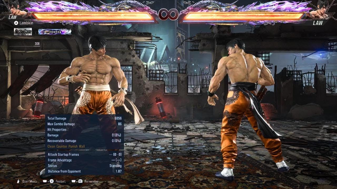 Руководство по переносу на стену для Ло в TEKKEN 8 (Комбо-филлеры)