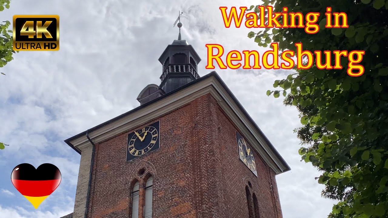 🚶‍♂️🚶‍♀️Walking in Rensburg Church || walking tour rendsburg