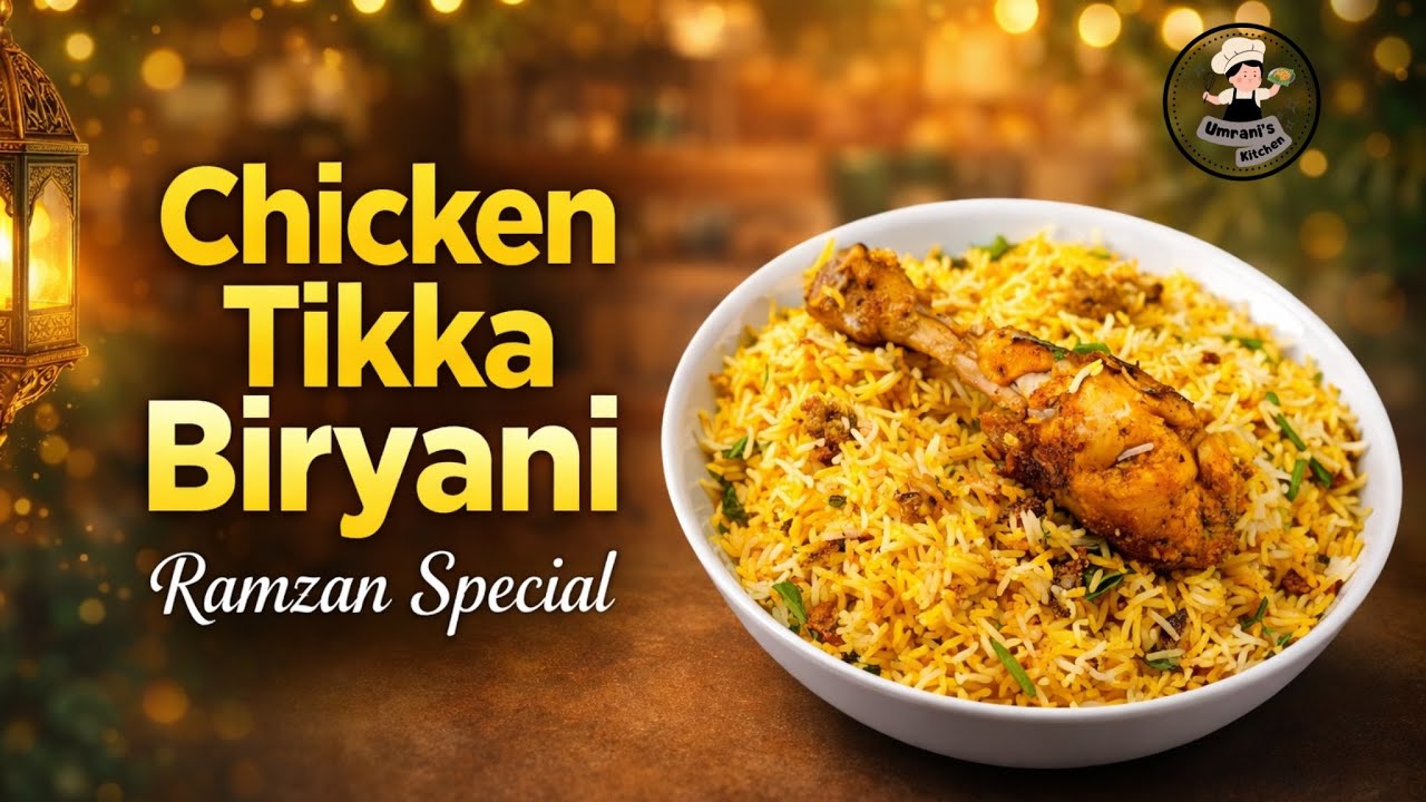 Ramzan Friday Special Chicken Tikka Biryani - Chicken Tikka Biryani - Umrani’s Kitchen