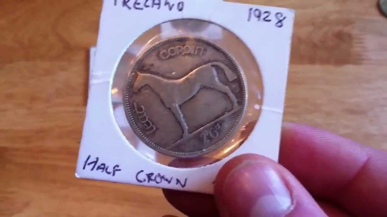 Old Irish silver coins.