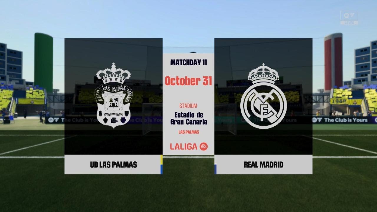 EA SPORTS FC 26: UD Las Palmas vs Real Madrid